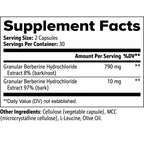 Berberine Capsules 800mg – Vegan HCl Extract for Daily Wellness
