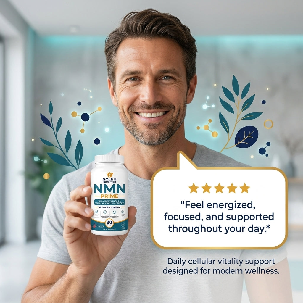 NMN Prime 500mg – Support for Cellular Energy & Vitality, 30 Capsules