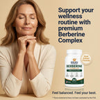 Berberine Capsules 800mg – Vegan HCl Extract for Daily Wellness