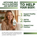 Ox Bile Bile Flow Formula with Artichoke & Digestive Enzymes – 60ct