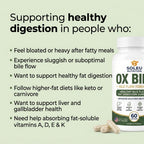 Ox Bile Bile Flow Formula with Artichoke & Digestive Enzymes – 60ct