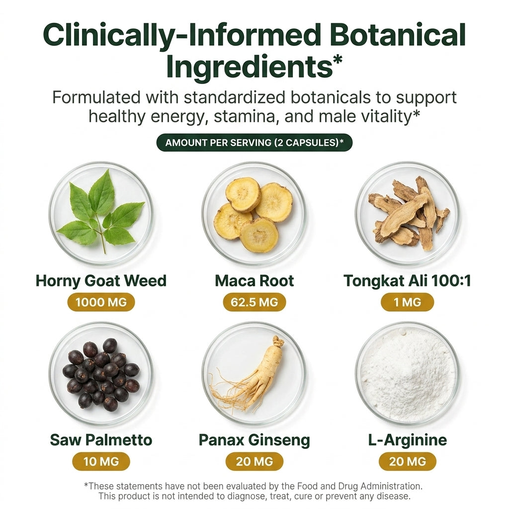 Vitality Complex -Standardized Icariin 100mg - 60 Capsules