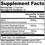 NAD+ Supplement with Resveratrol & Quercetin – Cellular Energy